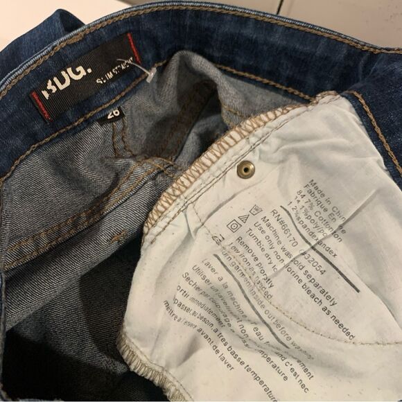 BDG Urban Outfitters Dark Blue Denim Jeans Size 26 - Picture 7 of 7